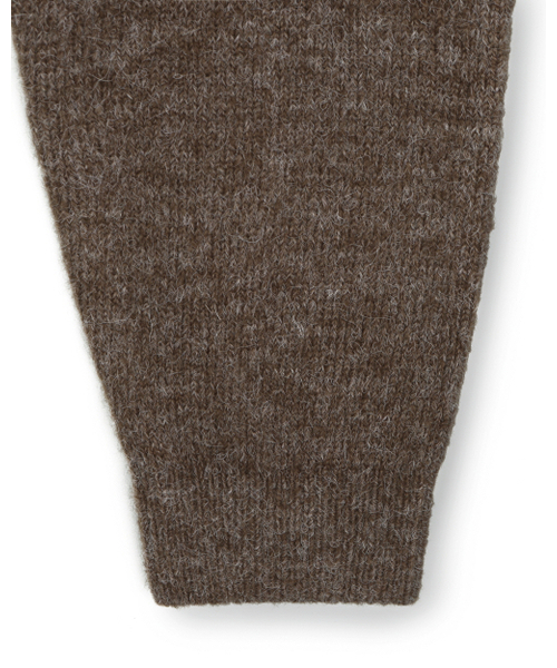 BESLOW(ビースロー)の「LAYERED COLLAR KNIT MELANGE BROWN(ニット/セーター・メンズ・その他・SMALL/MEDIUM/LARGE/X-LARGE)」の5枚目の写真