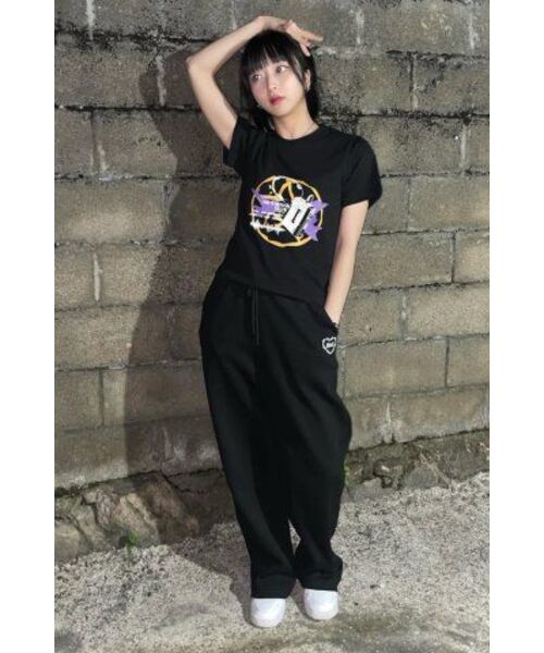 SEARCH410(サーチ410)の「バイブグラフィッククロップTシャツブラック(Tシャツ/カットソー・レディース・その他・FREE)」の8枚目の写真