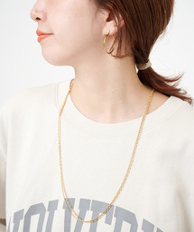 シンプルチェーンレイヤードネックレス