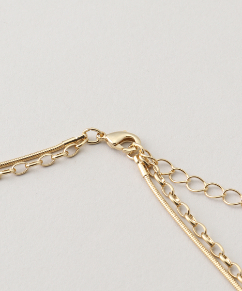 B.C STOCK(ベーセーストック)の「シンプルチェーンレイヤードネックレス(ネックレス・レディース・シルバー/ゴールド・FREE)」の7枚目の写真