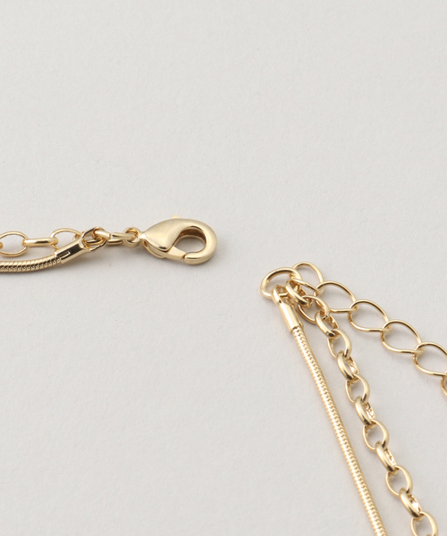 B.C STOCK(ベーセーストック)の「シンプルチェーンレイヤードネックレス(ネックレス・レディース・シルバー/ゴールド・FREE)」の6枚目の写真