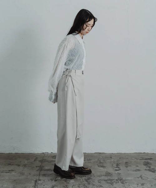 merrylatte(メリーラテ)の「2way layered skirt pants(その他パンツ・レディース・アイボリー・FREE)」の8枚目の写真
