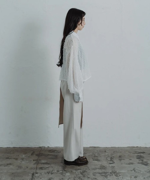 merrylatte(メリーラテ)の「2way layered skirt pants(その他パンツ・レディース・アイボリー・FREE)」の9枚目の写真