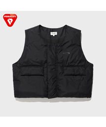 PHYSICAL DEPARTMENT（フィジカル デパートメント）の「ACTIVE CROP LAYERED PUFFER VEST BLACK（ダウンベスト）」