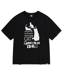 VISION STREET WEAR（ヴィジョンストリートウェア）の「VSW CAT T-Shirts Black（Tシャツ/カットソー）」