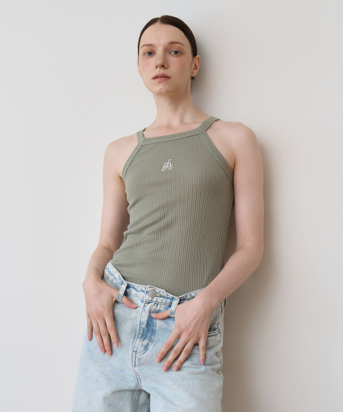 BIBYSEOB（バイバイソプ）の「ホルターネックトップ カーキ [T42]（Tシャツ/カットソー・レディース・その他・FREE）」の5枚目の写真
