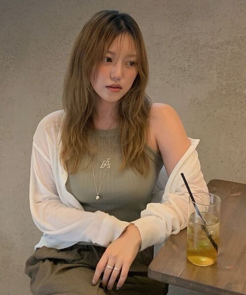 BIBYSEOB（バイバイソプ）の「ホルターネックトップ カーキ [T42]（Tシャツ/カットソー・レディース・その他・FREE）」の6枚目の写真