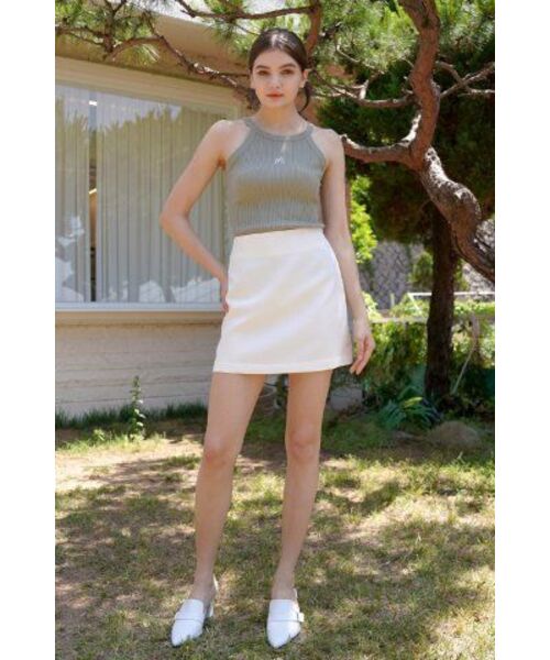 BIBYSEOB（バイバイソプ）の「ホルターネックトップ カーキ [T42]（Tシャツ/カットソー・レディース・その他・FREE）」の9枚目の写真