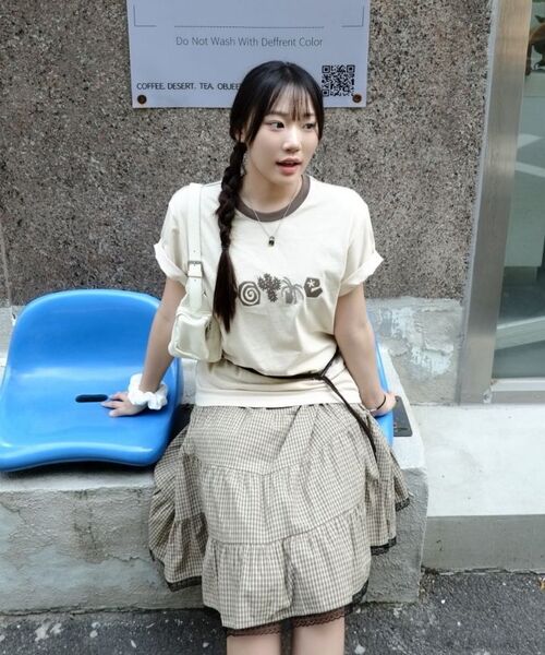 COTTE（コッテ）の「ドゥドゥルガーデン Tシャツ（クリーム）（Tシャツ/カットソー・レディース・その他・size2/size1）」の19枚目の写真