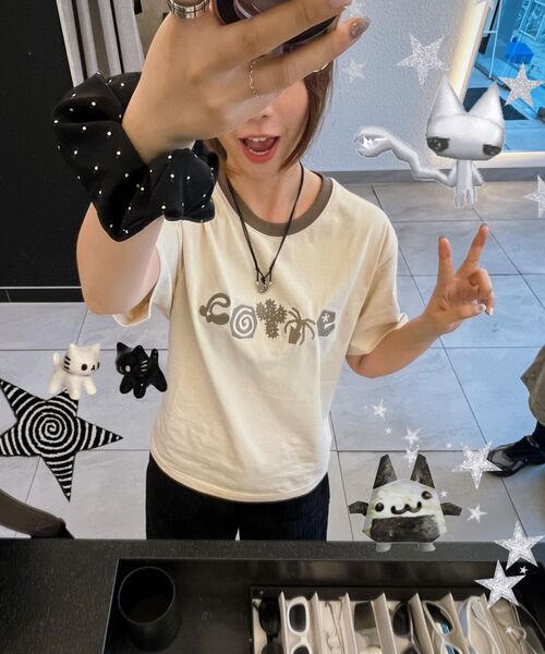 COTTE（コッテ）の「ドゥドゥルガーデン Tシャツ（クリーム）（Tシャツ/カットソー・レディース・その他・size2/size1）」の22枚目の写真