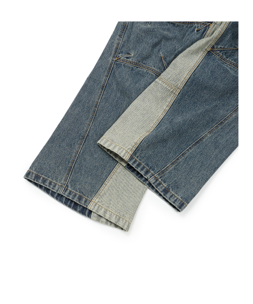 ETCE(イーティーシーイー)の「CURVED PANEL DENIM PANTS 2.0 (BLUE)(その他パンツ・メンズ・その他・MEDIUM/LARGE/X-LARGE)」の6枚目の写真