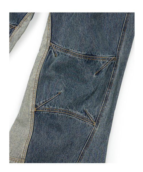ETCE(イーティーシーイー)の「CURVED PANEL DENIM PANTS 2.0 (BLUE)(その他パンツ・メンズ・その他・MEDIUM/LARGE/X-LARGE)」の7枚目の写真