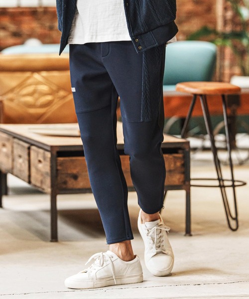 felkod(フィルコッド)の「mp14426-Cable Knit Like Cardboard Knit Pants イージーパンツ(F26S030)(その他パンツ・メンズ・ブラック/ネイビー・S/M/L)」の2枚目の写真