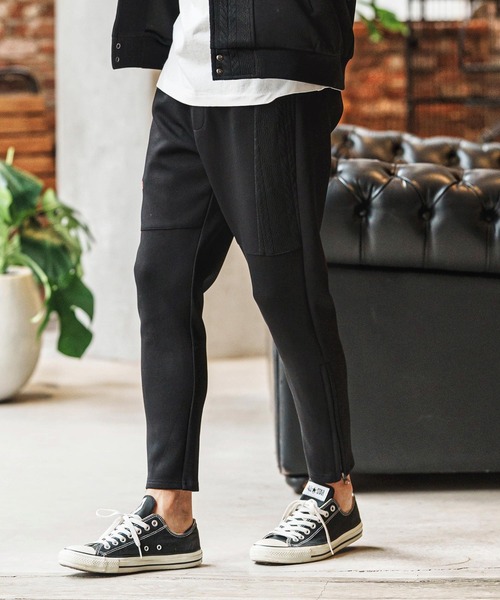 felkod(フィルコッド)の「mp14426-Cable Knit Like Cardboard Knit Pants イージーパンツ(F26S030)(その他パンツ・メンズ・ブラック/ネイビー・S/M/L)」の12枚目の写真