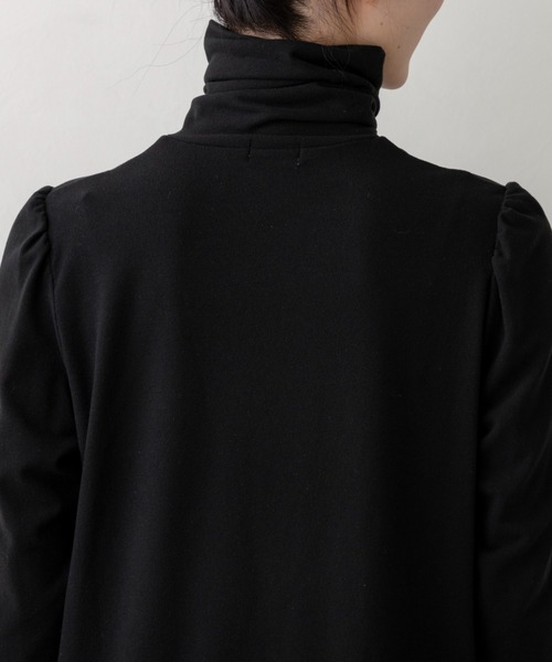 Sono(ソーノ)の「【新作12/5発売】【SONO/ソーノ】ソフトタッチ ミニティアードプルオーバー(Tシャツ/カットソー・レディース・ブラック/アイボリー/グレー・1/2)」の21枚目の写真