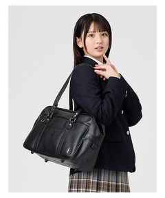 合皮 バッグ シャンパン女神 イーストボーイ スクバ スクール 通学 鞄
