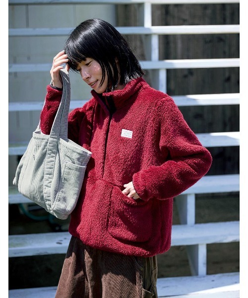 Sunny clouds（サニークラウズ）の「サニークラウズ　ミントグリーンなコール天バッグ（トートバッグ・レディース・ミント・ONE SIZE）」の12枚目の写真