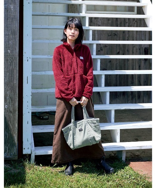 Sunny clouds（サニークラウズ）の「サニークラウズ　ミントグリーンなコール天バッグ（トートバッグ・レディース・ミント・ONE SIZE）」の13枚目の写真