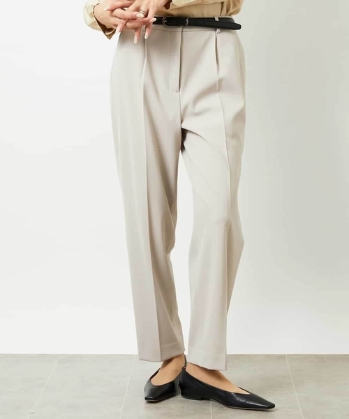 MICHEL KLEIN(ミッシェル・クラン)の「テーパードパンツ(その他パンツ・レディース・ライトグレー/カーキ/ブラック・38)」の3枚目の写真