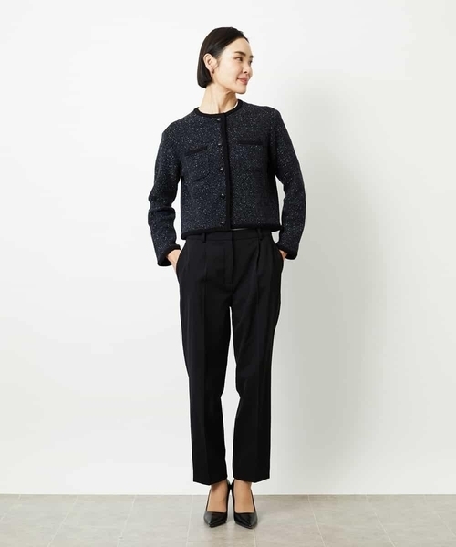 MICHEL KLEIN(ミッシェル・クラン)の「テーパードパンツ(その他パンツ・レディース・ライトグレー/カーキ/ブラック・38)」の18枚目の写真