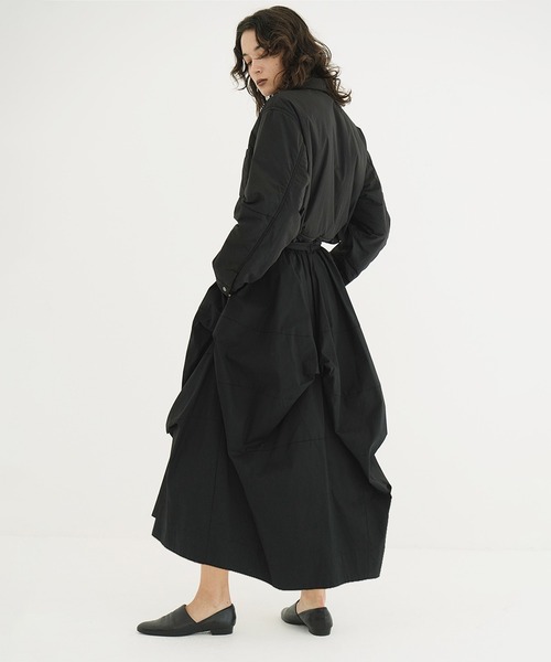 CLANE(クラネ)の「TUCKING VOLUME SKIRT(スカート・レディース・ブラック/ホワイト・1/2/0)」の13枚目の写真