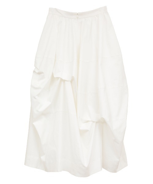 CLANE(クラネ)の「TUCKING VOLUME SKIRT(スカート・レディース・ブラック/ホワイト・1/2/0)」の16枚目の写真