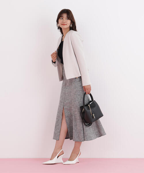 PINKY&DIANNE（ピンキーアンドダイアン）の「◆ミックスブッチャーマーメイドスカート（スカート・レディース・ブラック/ネイビー・36/38）」の5枚目の写真