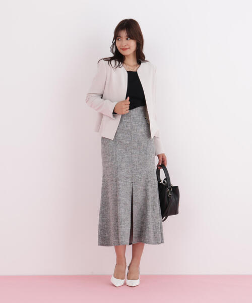 PINKY&DIANNE（ピンキーアンドダイアン）の「◆ミックスブッチャーマーメイドスカート（スカート・レディース・ブラック/ネイビー・36/38）」の6枚目の写真