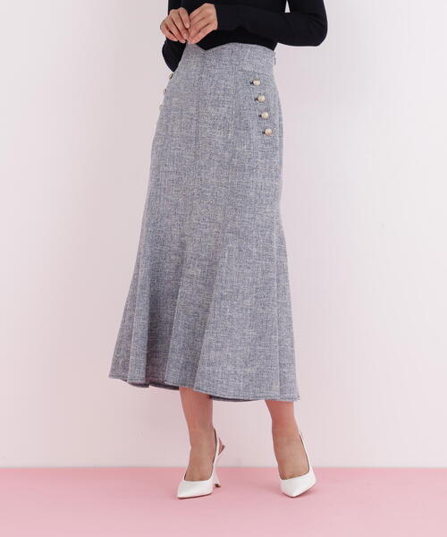 PINKY&DIANNE（ピンキーアンドダイアン）の「◆ミックスブッチャーマーメイドスカート（スカート・レディース・ブラック/ネイビー・36/38）」の11枚目の写真