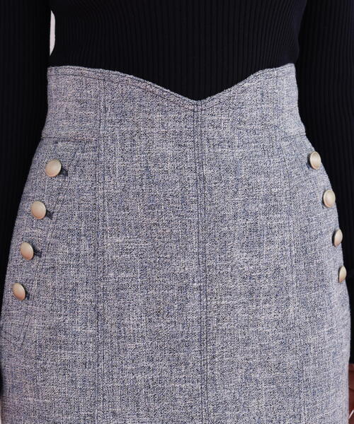 PINKY&DIANNE（ピンキーアンドダイアン）の「◆ミックスブッチャーマーメイドスカート（スカート・レディース・ブラック/ネイビー・36/38）」の17枚目の写真