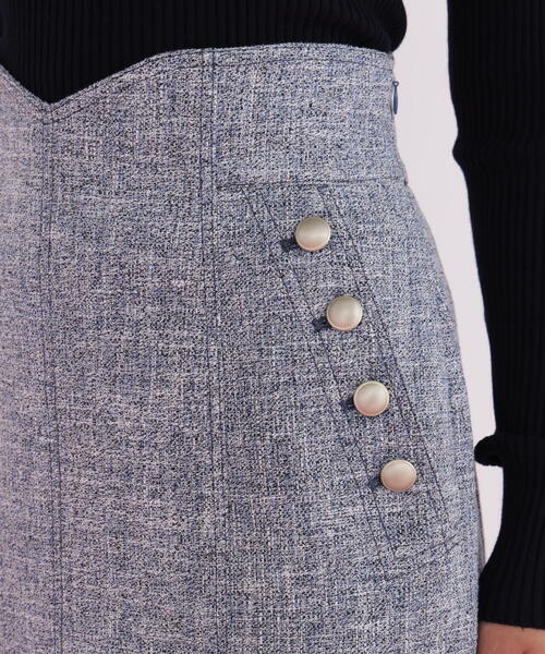 PINKY&DIANNE（ピンキーアンドダイアン）の「◆ミックスブッチャーマーメイドスカート（スカート・レディース・ブラック/ネイビー・36/38）」の18枚目の写真