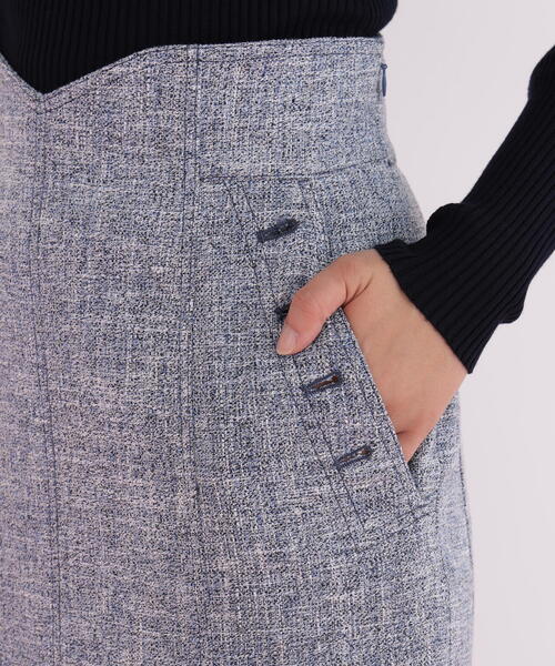 PINKY&DIANNE（ピンキーアンドダイアン）の「◆ミックスブッチャーマーメイドスカート（スカート・レディース・ブラック/ネイビー・36/38）」の20枚目の写真