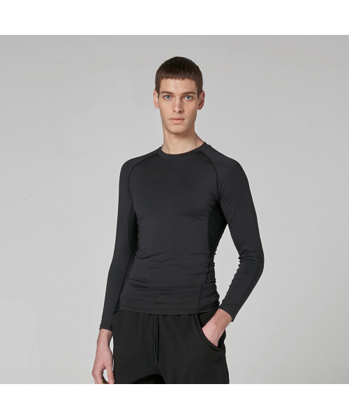 ATHPLATFORM(アスプラットフォーム)の「ドライフィットコンプレッショントップ_ブラック(Tシャツ/カットソー・メンズ・その他・LARGE/X-LARGE)」の1枚目の写真