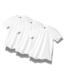 [3PACK]無地クールロン機能性クール半袖Tシャツ3P
