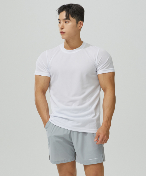 BLACK MONSTER FIT（ブラックモンスターフィット）の「[3PACK]無地クールロン機能性クール半袖Tシャツ3P（Tシャツ/カットソー・レディース・ホワイト/ブラック/ブラックミックス/チャコール・2XL/3XL/SMALL/MEDIUM/LARGE/X-LARGE）」の9枚目の写真