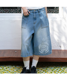 MISSLULZ（ミスルールズ）の「Fire Rose Bermuda Denim Pants Blue（その他パンツ）」