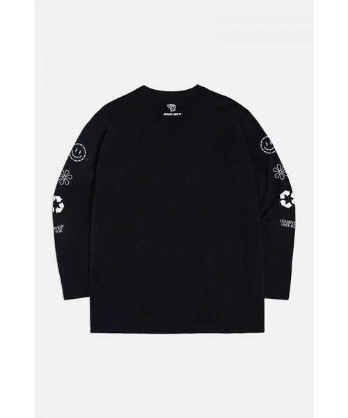 CORALIAN(コラリアン)の「タイポグラフィック長袖コットンTシャツブラック(Tシャツ/カットソー・レディース・その他・S/M/L/2XL/XL/4XL/5XL/XS/3XL)」の7枚目の写真