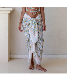 LEAUET（ルエ）の「Morgan Ivory Floral Maxi Sarong（水着・レディース）」