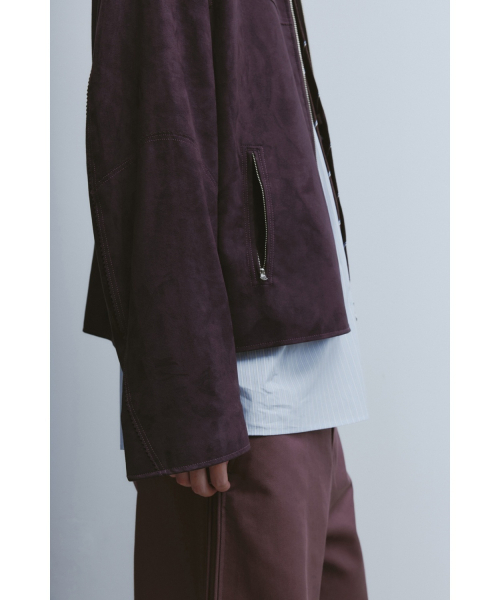 YOUTH（ユース）の「Double Trimming Wide Pants - Purple（スラックス・レディース・その他・SMALL/MEDIUM/LARGE）」の4枚目の写真