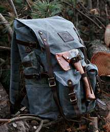 BUILFORD（ビルフォード）の「Bushcraft Pack Charcoal Grid（バックパック/リュック）」