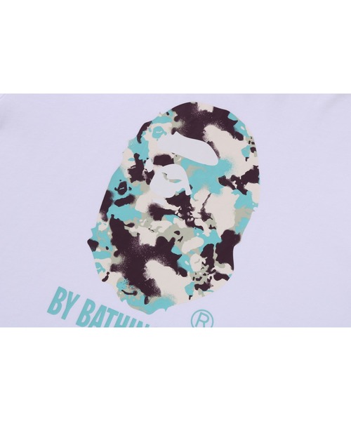 A BATHING APE（アベイシングエイプ）の「MAP CAMO BY BATHING APE RELAXED FIT TEE（Tシャツ/カットソー・メンズ・ブラック/チャコール/ホワイト・LARGE/XX-LARGE/SMALL/MEDIUM/X-LARGE）」の7枚目の写真