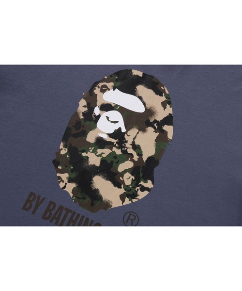 A BATHING APE（アベイシングエイプ）の「MAP CAMO BY BATHING APE RELAXED FIT TEE（Tシャツ/カットソー・メンズ・ブラック/チャコール/ホワイト・LARGE/XX-LARGE/SMALL/MEDIUM/X-LARGE）」の9枚目の写真