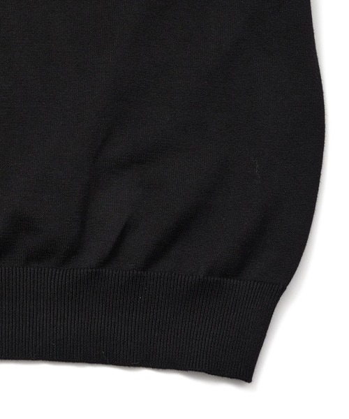 Noen(ノエン)の「スキッパーニットポロ(ニット/セーター・メンズ・ブラック/グレー・LARGE/MEDIUM)」の13枚目の写真