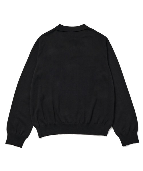 Noen(ノエン)の「スキッパーニットポロ(ニット/セーター・メンズ・ブラック/グレー・LARGE/MEDIUM)」の11枚目の写真