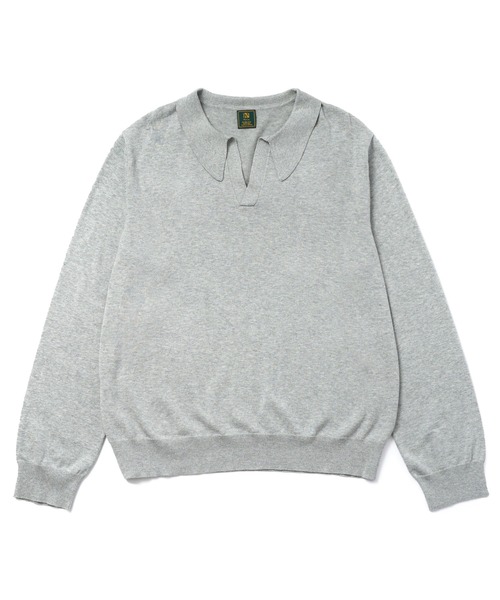 Noen(ノエン)の「スキッパーニットポロ(ニット/セーター・メンズ・ブラック/グレー・LARGE/MEDIUM)」の4枚目の写真