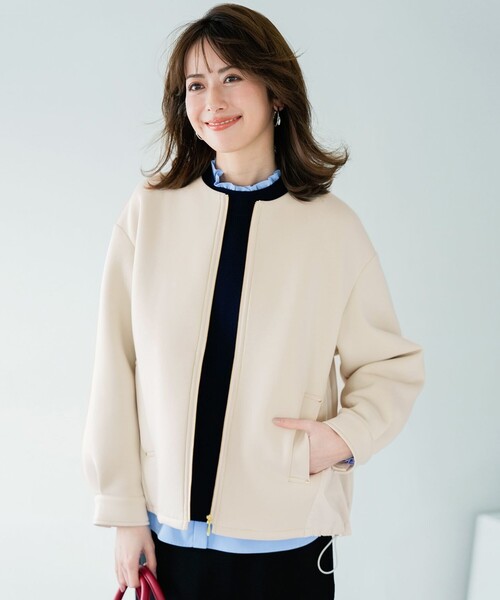 ANY SIS（エニィスィス）の「フォルミックコンビ アウター（その他アウター・レディース・ネイビー系/アイボリー系・LARGE/MEDIUM/SMALL）」の22枚目の写真
