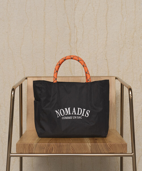 Firsthand（ファーストハンド）の「NOMADIS/ノマディス SAC2 W/16 / リバーシブル ロゴトートバッグ / 26SS-N197-0-（トートバッグ・レディース・ベージュ/ブラック・ONE SIZE）」の3枚目の写真