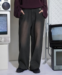 MSG（エムエスジー）の「ヴィンテージライク ケミカル/オーバーダイデニム（デニムパンツ）」