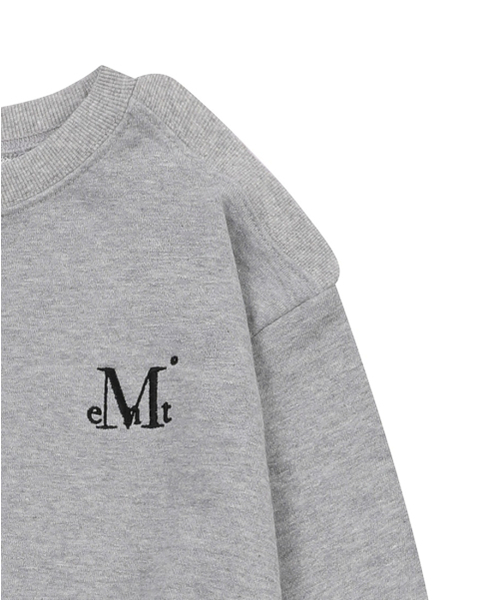 MUCENT（ムセント）の「ヘニングオフショルダークロップスウェット（2カラー）（スウェット・レディース・グレー/ブラック・FREE）」の5枚目の写真