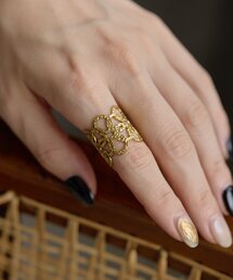 ear PAPILLONNER | 《金属アレルギー対応/ステンレス》バブルリング(リング)